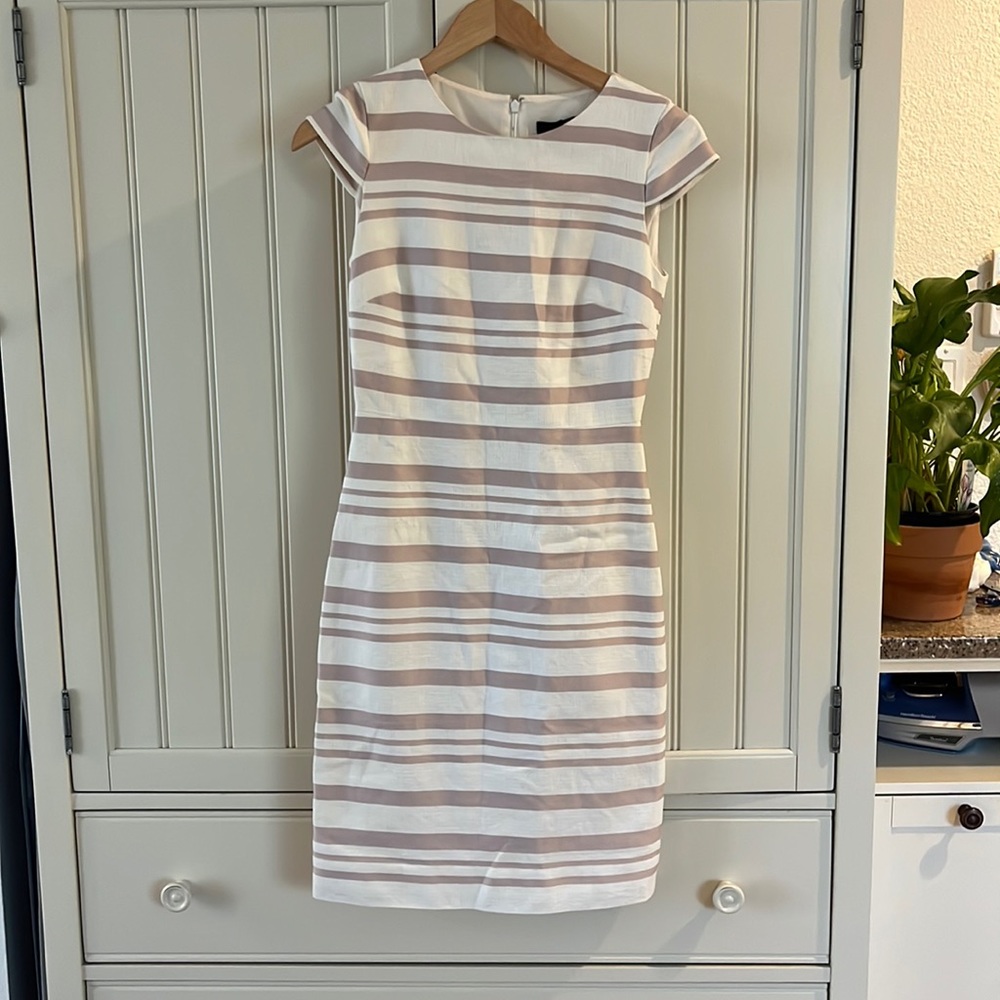 Jcrew striped dress. Size 00.